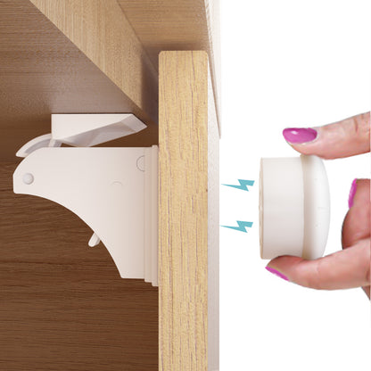 4our Kiddies 12 Pack Child Safety Magnetic Cabinet Locks with 2 Keys, No Drill Baby Proofing Drawer Locks for Baby Safety, Invisible Adhesive Magnetic Cupboard Locks for Kitchen Cabinet and Drawers